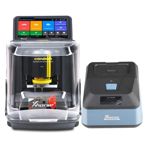 Xhorse Condor XC-Mini Plus II Key Cutting Machine + Key Reader Blade Skimmer Key Identification Device